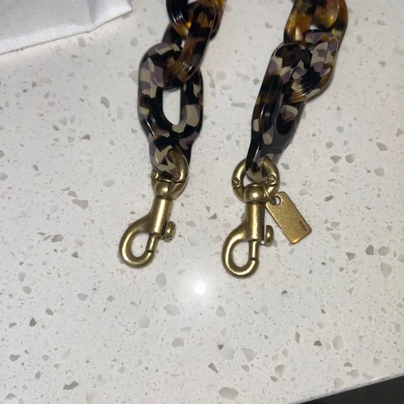 Coach Recycled Resin Strap in Tortoise Multi - Picture 4 of 6